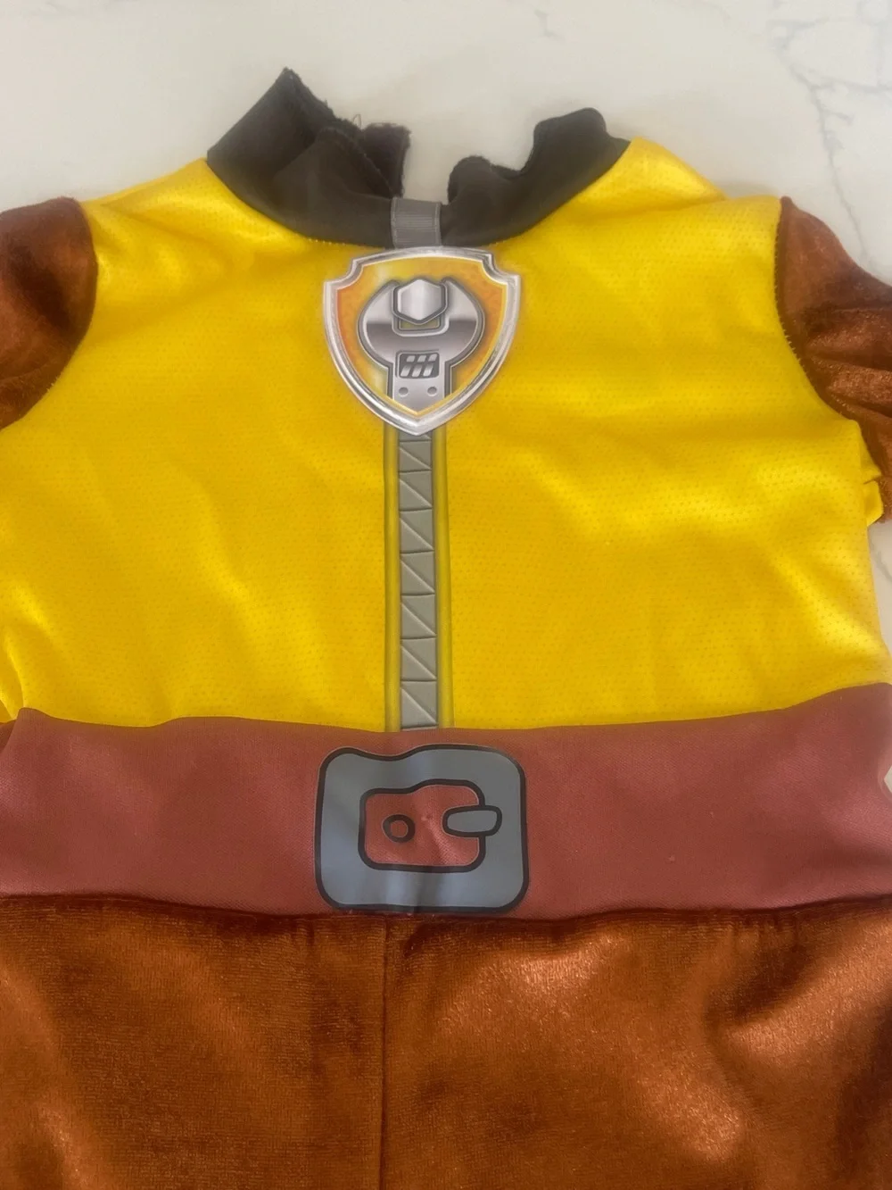 Paw Patrol Rubble Costume - Yellow & Brown